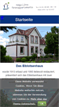 Mobile Screenshot of elblotsenhaus.de